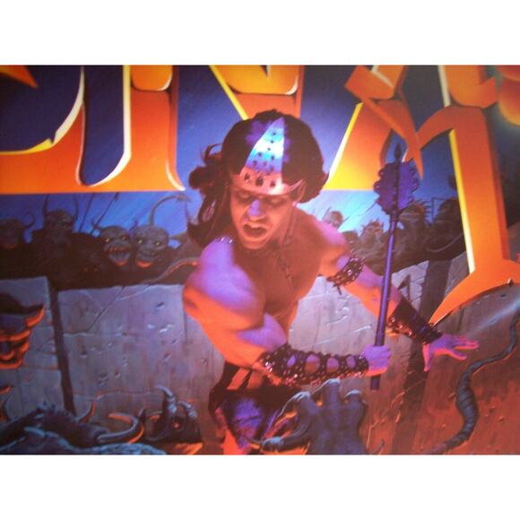 Arena Pinball Machine Translite Artwork Original 1987 Vintage Retro Game - Picture 6 of 8